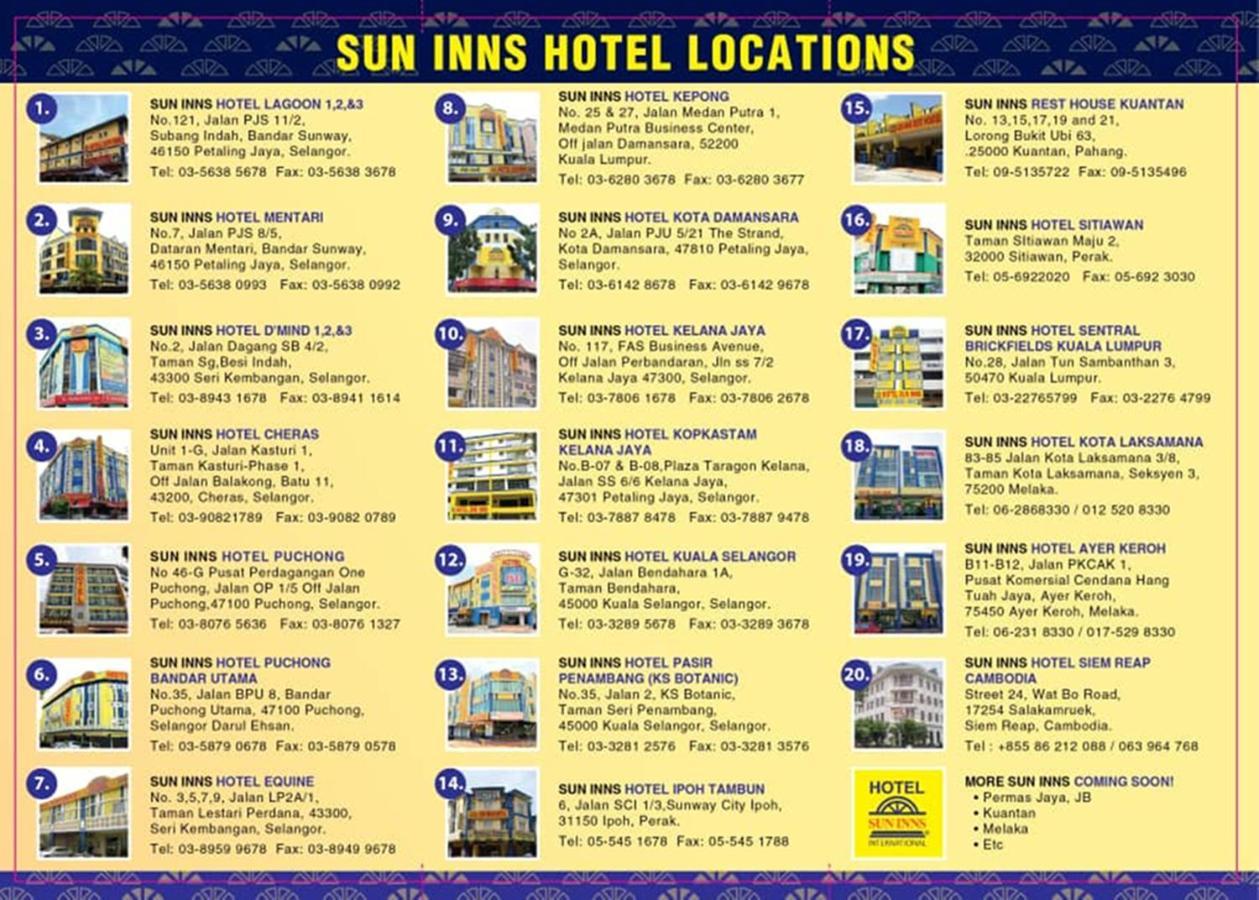 Sun Inns Hotel Cheras - Balakong Exterior foto